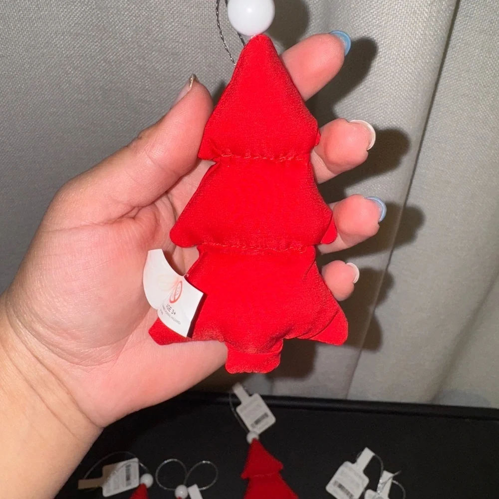 Target, red tree ornaments